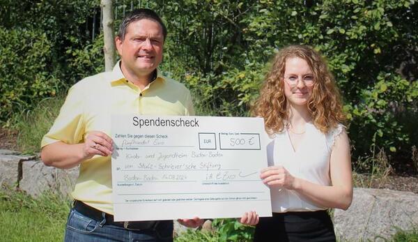 Spendenübergabe an das Kinder- und Jugendheim Baden-Baden